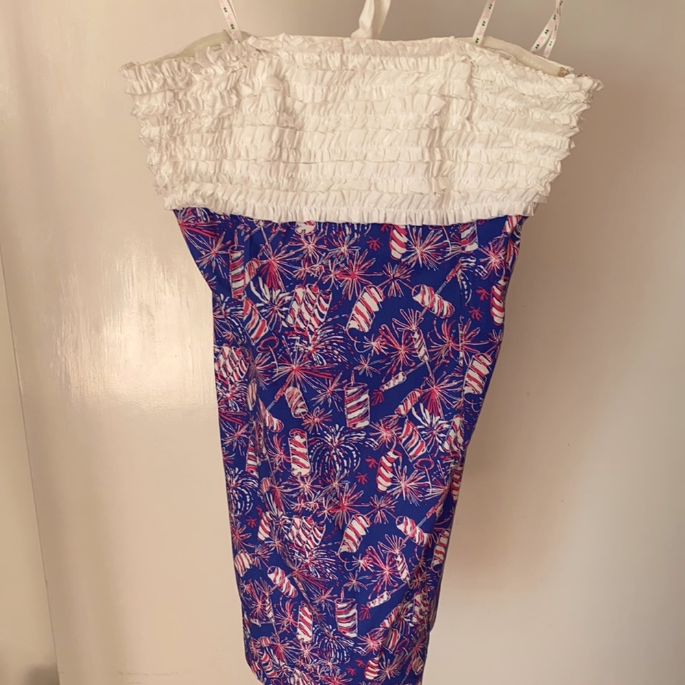 Lilly Pulitzer strapless Franco dress size 00